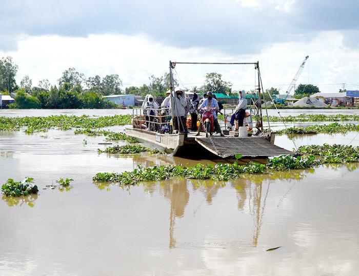 Cycling Mekong, and ferry boats crossing rivers, explore CaiBe, An Binh, Vinh Long and Can Tho.