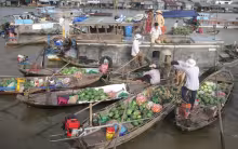 Mekong's floating market