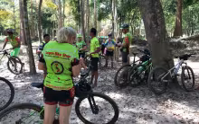 Cycling around Angkor Wat
