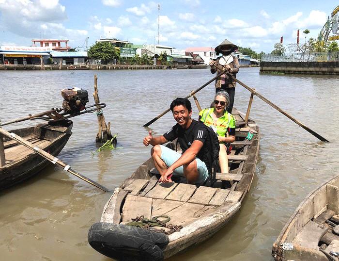 Explore the non-touristy Nag Nam Floating market in Soc, cycling to Ben Tre, Tra vinh, Soc Trang, Can Tho